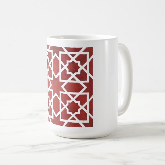 Nördlicher Mosaik Kaffeetasse (VorderseiteRechts)