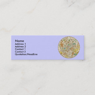 Nördlicher Sternenhimmel-Sternkarte und Sternbildk Mini Visitenkarte