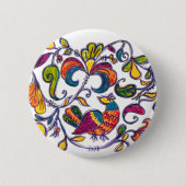 Nördlicher Vogel aus Russland Button (Vorderseite)