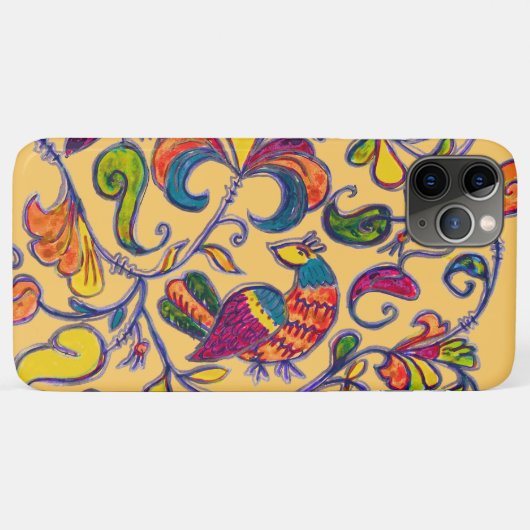 Nördlicher Vogel aus Russland iPhone Case (Rückseite (Horizontal))