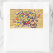 Nördlicher Vogel aus Russland Rechteckiger Aufkleber (Tasche)