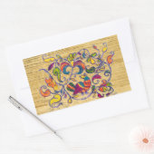 Nördlicher Vogel aus Russland Rechteckiger Aufkleber (Umschlag)