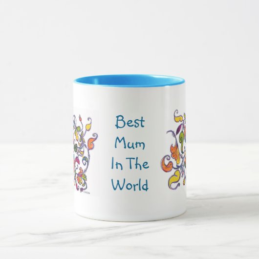 Nördlicher Vogel aus Russland Tasse (Zentrum)