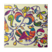 Nördlicher Vogel Fliese (Vorderseite)