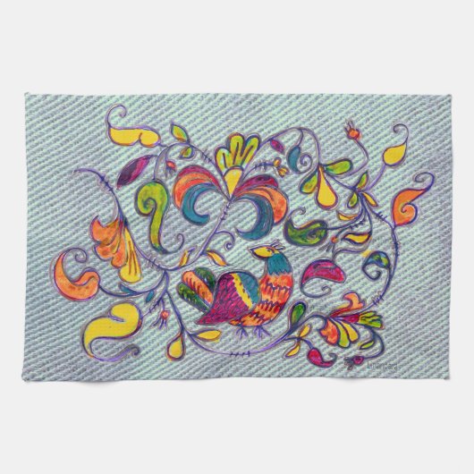 Nördlicher Vogel Handtuch (Horizontal)