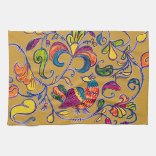 Nördlicher Vogel Küchentuch