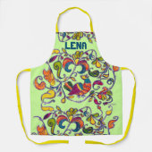 Nördlicher Vogel Name hinzufügen Schürze (Vorderseite)