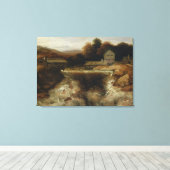 Nördlicher Wasserfall Leinwanddruck (Insitu (Holzboden))