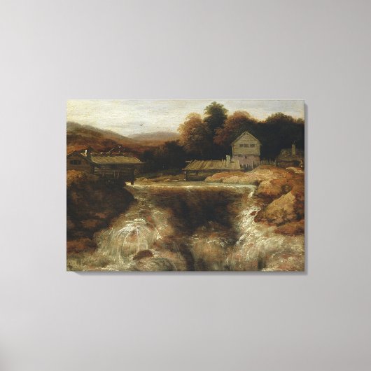 Nördlicher Wasserfall Leinwanddruck (Vorderseite)