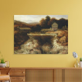 Nördlicher Wasserfall Leinwanddruck (Insitu (Wohnzimmer))