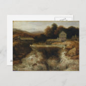 Nördlicher Wasserfall Postkarte (Vorne/Hinten)