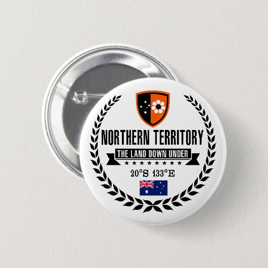 Nördliches Gebiet Button (Vorne & Hinten)