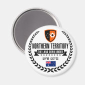 Nördliches Gebiet Magnet (Vorderseite/Rückseite)