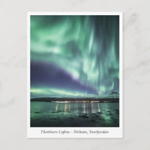 Nördliches-Licht-Skibotn Postkarte