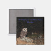 Nördliches Sägebäck Magnet (Vorderseite/Rückseite)