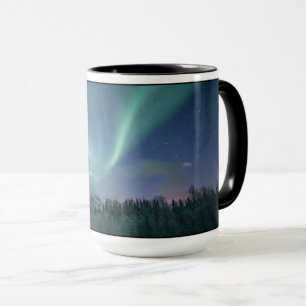 Nordlicht-Astrofoto Tasse