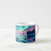 Nordlicht Aurora Borealis Espressotasse (Vorderseite Rechts)
