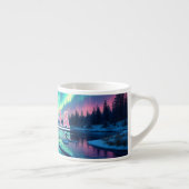 Nordlicht Aurora Borealis Espressotasse (Rechts)