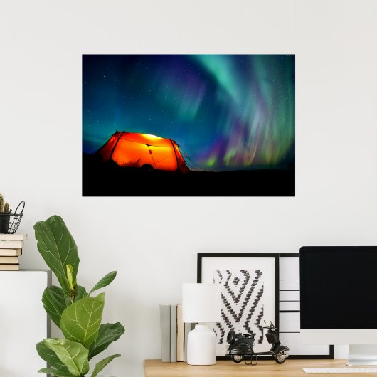 Nordlicht Borealis Norwegen durch Heilung der Lieb Poster (Heimbüro)