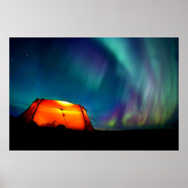 Nordlicht Borealis Norwegen durch Heilung der Lieb Poster