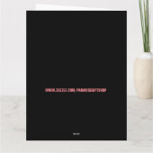 NORDLICHT GEBURTSTAG GRÜSSENKARTEN KARTE (Rückseite)