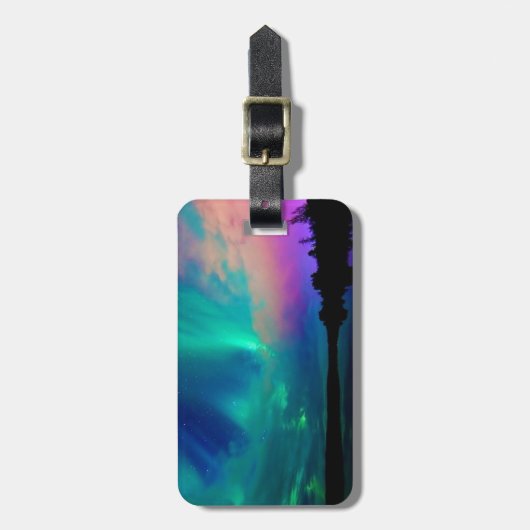 Nordlicht-Gepäckanhänger Gepäckanhänger (Vorderseite vertikal)