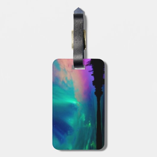 Nordlicht-Gepäckanhänger Gepäckanhänger (Rückseite vertikal)