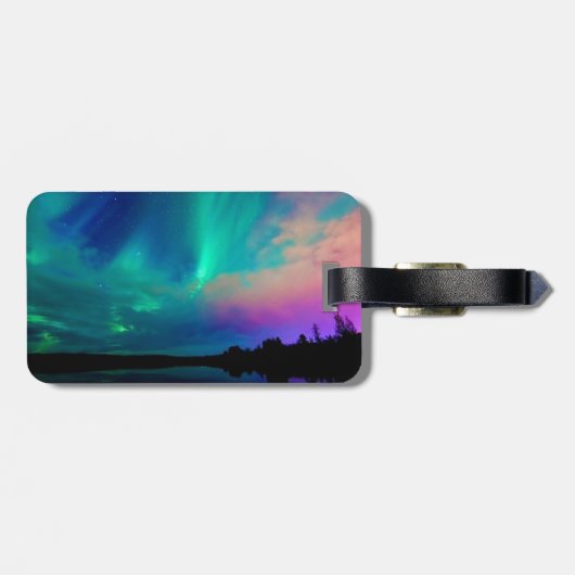 Nordlicht-Gepäckanhänger Gepäckanhänger (Rückseite horizontal)