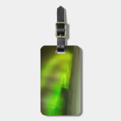 Nordlicht-Gepäckanhänger mit Lederband Gepäckanhänger (Vorderseite vertikal)