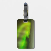 Nordlicht-Gepäckanhänger mit Lederband Gepäckanhänger (Rückseite vertikal)