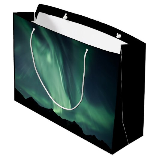 Nordlicht Große Geschenktüte (Rückseite Schrägansicht)