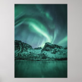 Nordlicht in Norwegen Poster (Vorne)