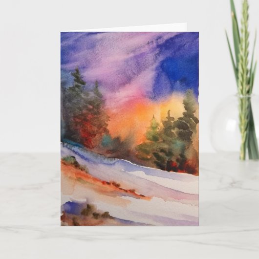 Nordlicht-Karte Karte (Vorderseite)