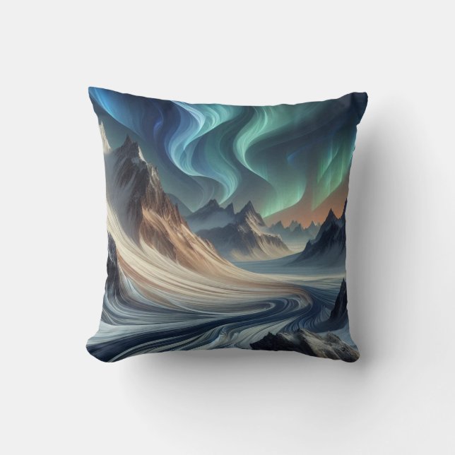Nordlicht Kissen (Vorderseite)