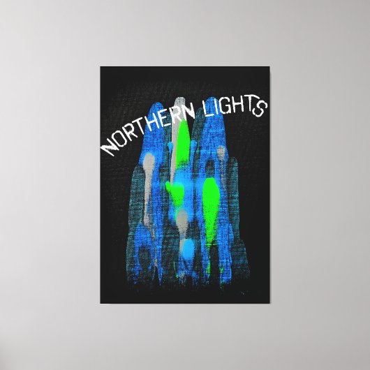 Nordlicht Leinwanddruck (Vorderseite)