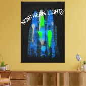 Nordlicht Leinwanddruck (Insitu (Wohnzimmer))