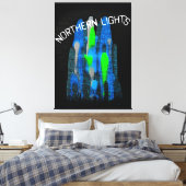 Nordlicht Leinwanddruck (Insitu (Schlafzimmer))