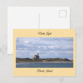 Nordlicht-Leuchtturm Rhode Island Postkarte (Vorne/Hinten)