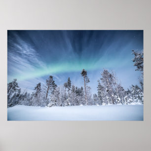 Nordlicht Nordnorwegen Poster