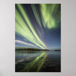 Nordlicht Norwegen Foto Poster