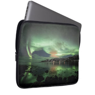 Nordlicht Norwegen Laptop Hülle Laptopschutzhülle
