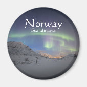 Nordlicht Norwegen Magnet (Vorne)