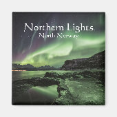 Nordlicht Norwegen Magnet (Vorne)