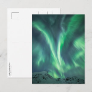 Nordlicht Norwegen Postkarte