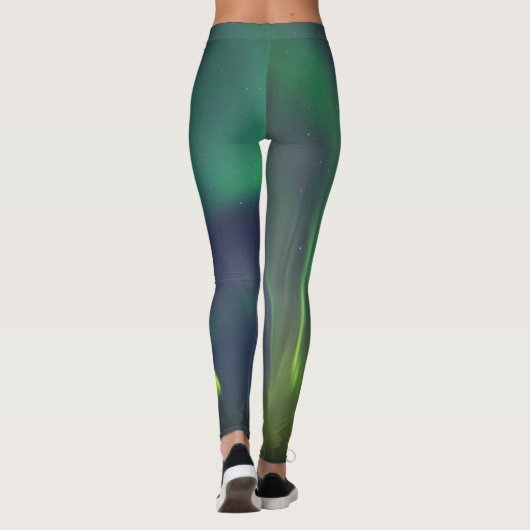 Nordlicht, Orora borealis Leggings (Rückseite)