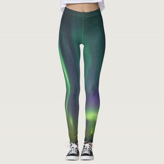 Nordlicht, Orora borealis Leggings (Vorderseite)