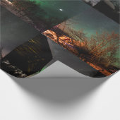 Nordlicht-Packpapier Geschenkpapier (Ecke)