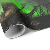 Nordlicht-Packpapier Geschenkpapier (Rolleneckpunkt)