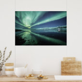 Nordlicht Poster (Küche)