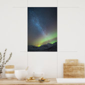 Nordlicht Poster (Küche)